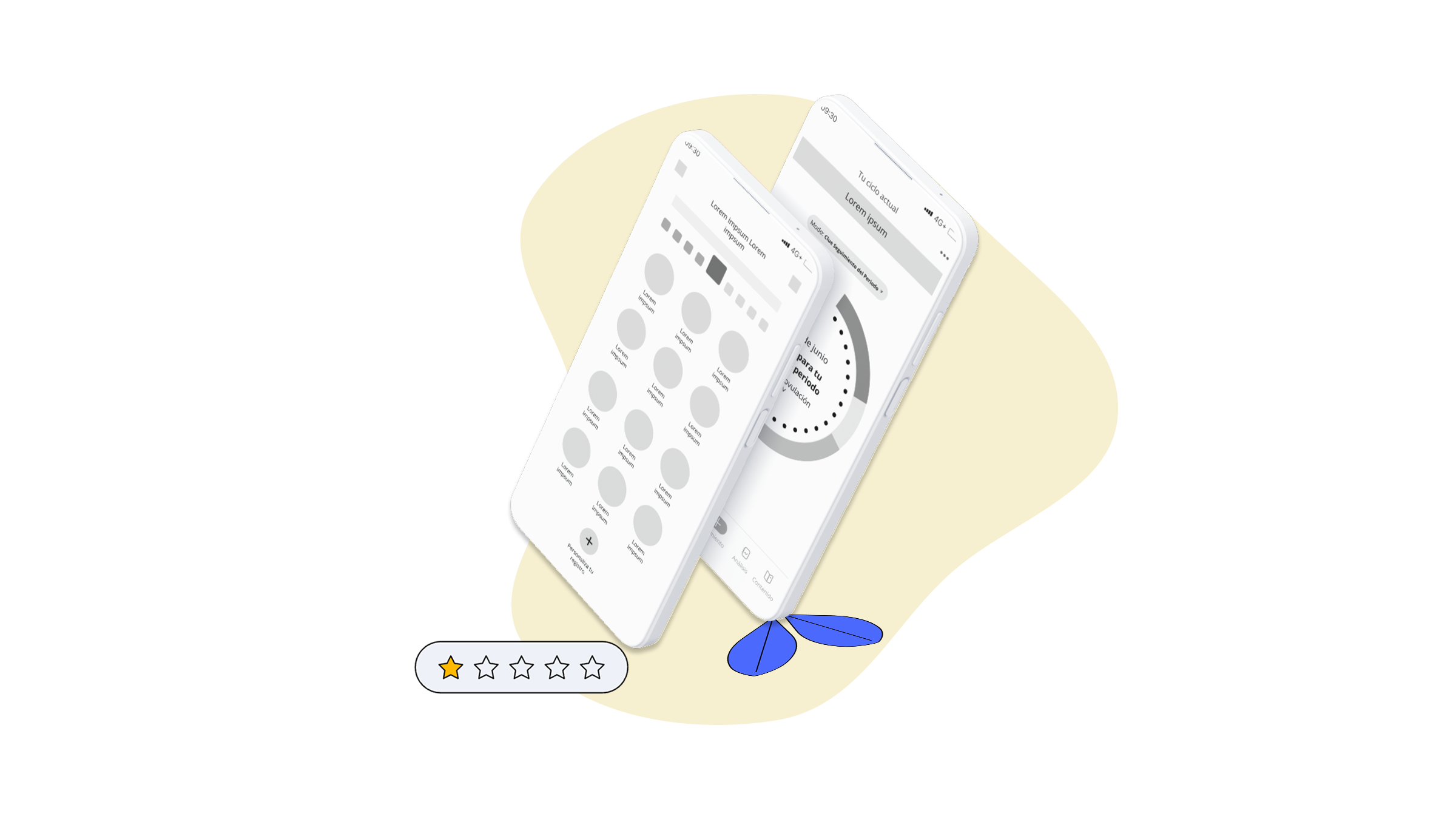 Clue mid-fi wireframes