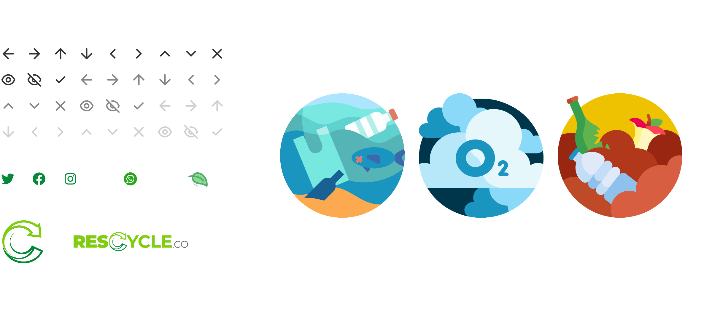 Palm icons and illustrations