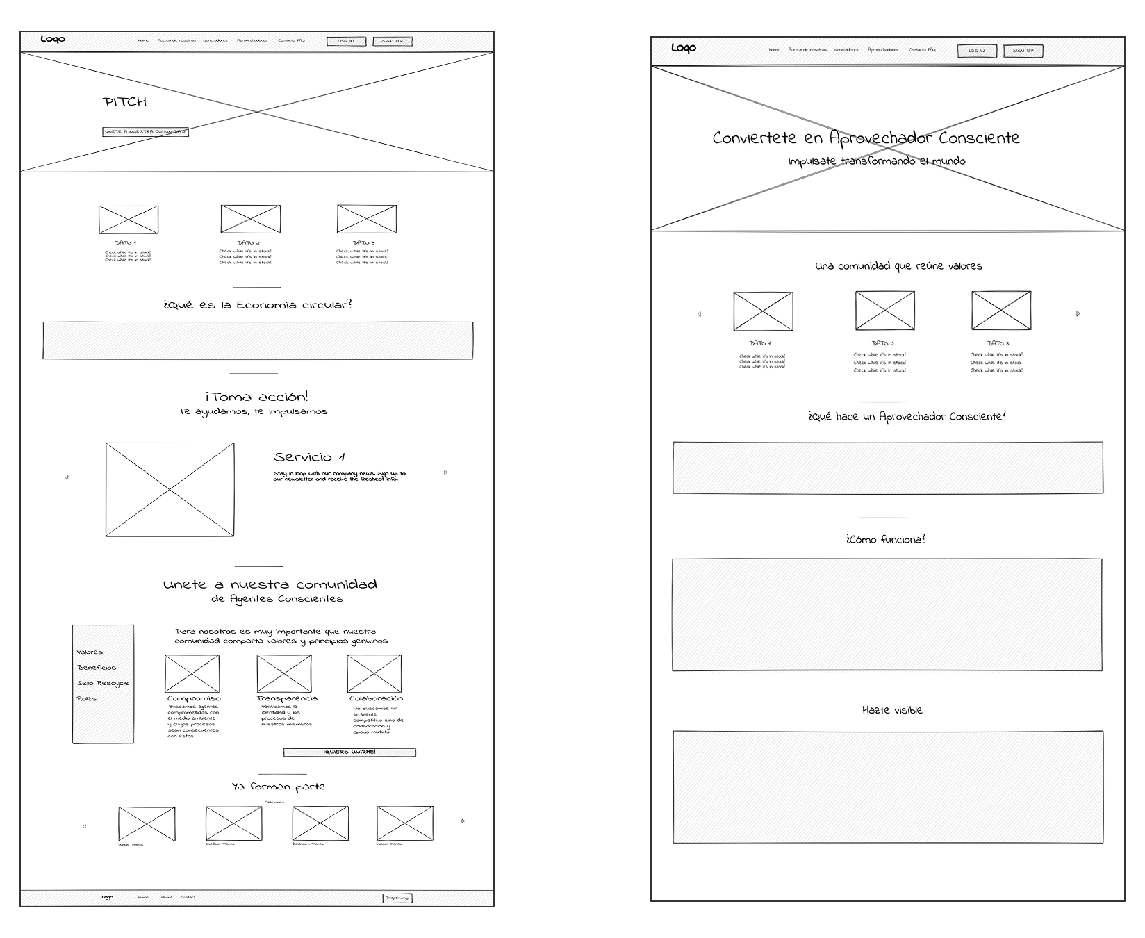 Palm wireframes